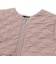 フラワーキルトタフタノーカラー中綿ブルゾン(90~150cm)