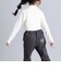 【日本製】ミップスウェードフリルハイネックTシャツ(80~160cm)