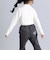 ストレッチツイル裾フリルロングパンツ(90~150cm)