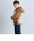 【撥水加工】配色タフタ4way中綿コート(90~150cm)