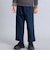 チェックパイピングアウトポケットツイルロングパンツ(90~150cm)