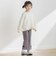 【店舗限定】チェック・花ジャガードロングパンツ(95～150cm)