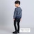 リブレスコールスリムストレートロングパンツ(90~160cm)