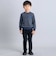 リブレスコールスリムストレートロングパンツ(90~160cm)