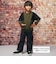 異素材ペインターパンツ(110~160cm)