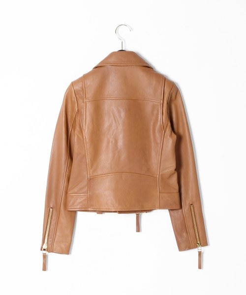 新品未使用【グレースコンチネンタル】ラムライダースジャケット