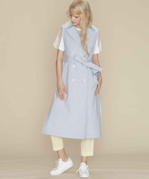 transit par such アイスグレーグレー ベスト transit par such