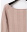 レースアップリブニットTOP