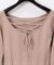 レースアップリブニットTOP