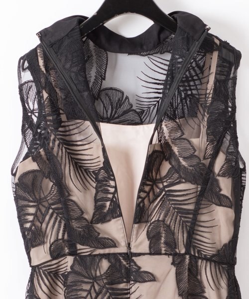 リーフレースハイネックドレス｜グレースコンチネンタルの通販｜&mall