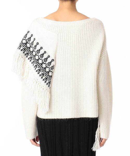 フリンジJQニットトップ｜グレースコンチネンタルの通販｜&mall