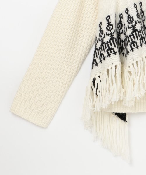 フリンジJQニットトップ｜グレースコンチネンタルの通販｜&mall