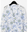 フラワープリントカフタンレーストップ