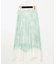 タイダイプリントフレアスカート