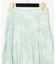 タイダイプリントフレアスカート