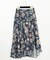 サラサペイントイレヘムスカート