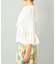 メッシュレースニットトップ