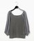 ギャザースリーブトップ