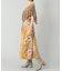 モザイクジャガードタックスカート