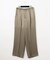 サテンタックワイドパンツ