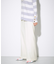 ウールストレッチセミワイドパンツ