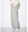 ウールストレッチセミワイドパンツ