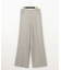 ウールストレッチセミワイドパンツ
