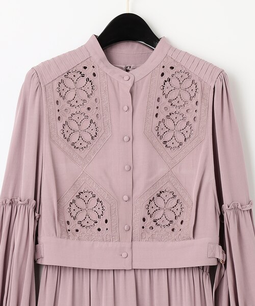 ピンタックカットワークワンピース｜グレースコンチネンタルの通販