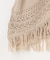 フリンジニットポンチョ