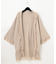 フリンジニットポンチョ