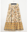 サマーフラワープリントスカート