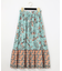 サマーフラワープリントスカート