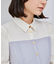 【オンライン限定】バイカラーシャツワンピース