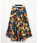 フルーツプリントフレアスカート