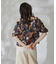 バティックプリントオフショルトップ
