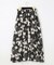 バイカラープリントスカート