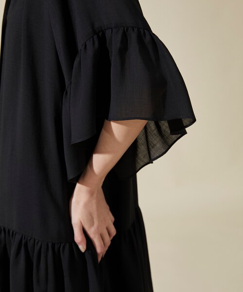 グレースコンチネンタル　シアーティアードチュニック　ブラック シアーティアードチュニック｜グレースコンチネンタルの通販