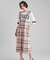 シアーチェックワンピース