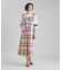 シアーチェックワンピース