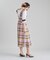 シアーチェックワンピース