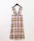 シアーチェックワンピース