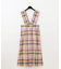 シアーチェックワンピース