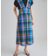 シアーチェックワンピース