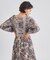 エスニックプリントスクエアワンピース