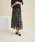 グレンチェックチュールスカート