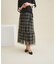 グレンチェックチュールスカート