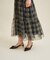 グレンチェックチュールスカート
