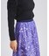 刺繍レースギャザースカート