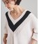 バイカラールーズニットトップ