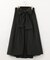 ブラックタフタオーバースカート